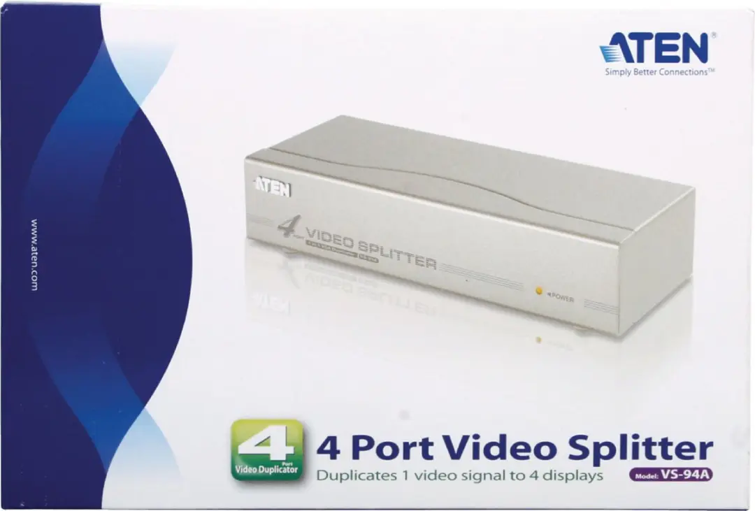Aten VS94A VGA Video Splitter 4-voudig - Paars