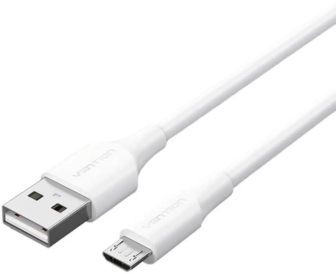 Vention USB 2.0 Naar Micro-USB 2A Oplaadkabel 1M - Transparant - afbeelding 6 van 6
