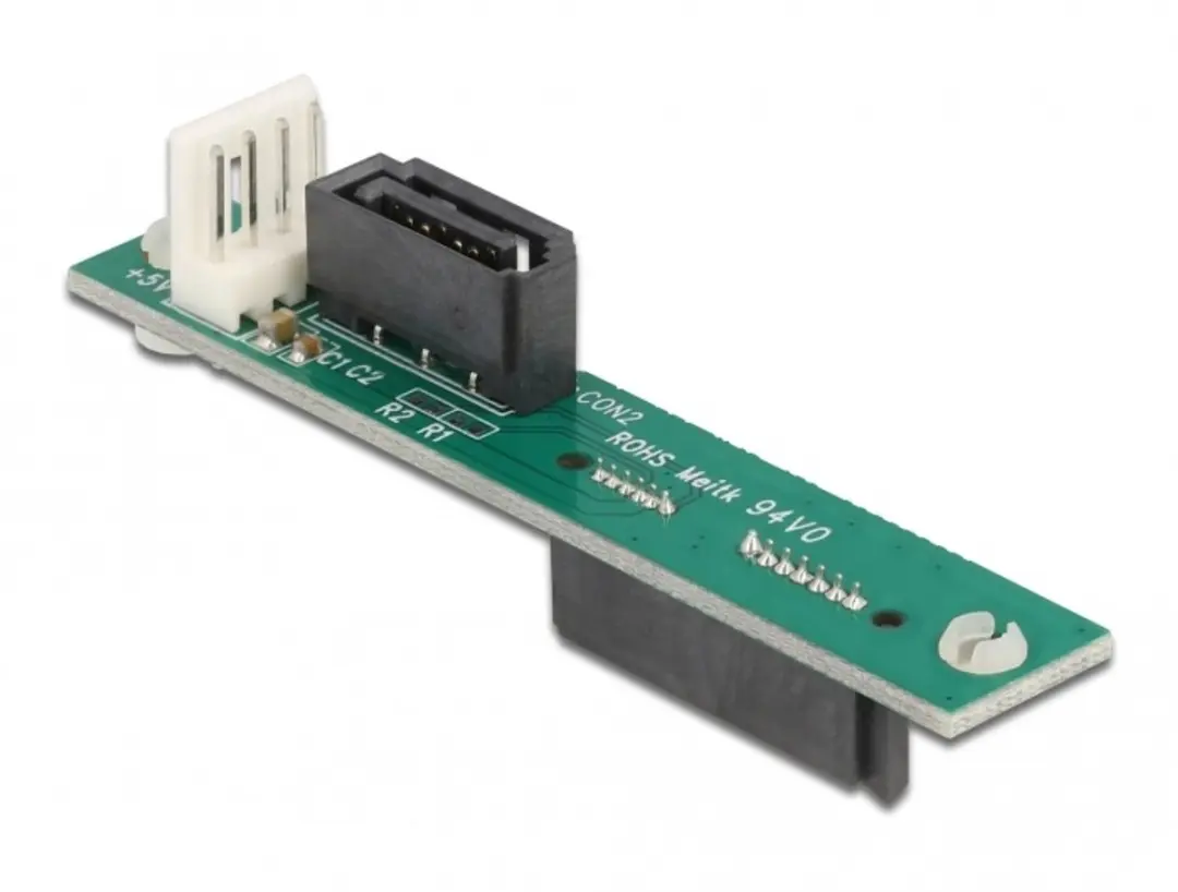 Delock SATA Slim 13pin naar SATA 7pin Adapter