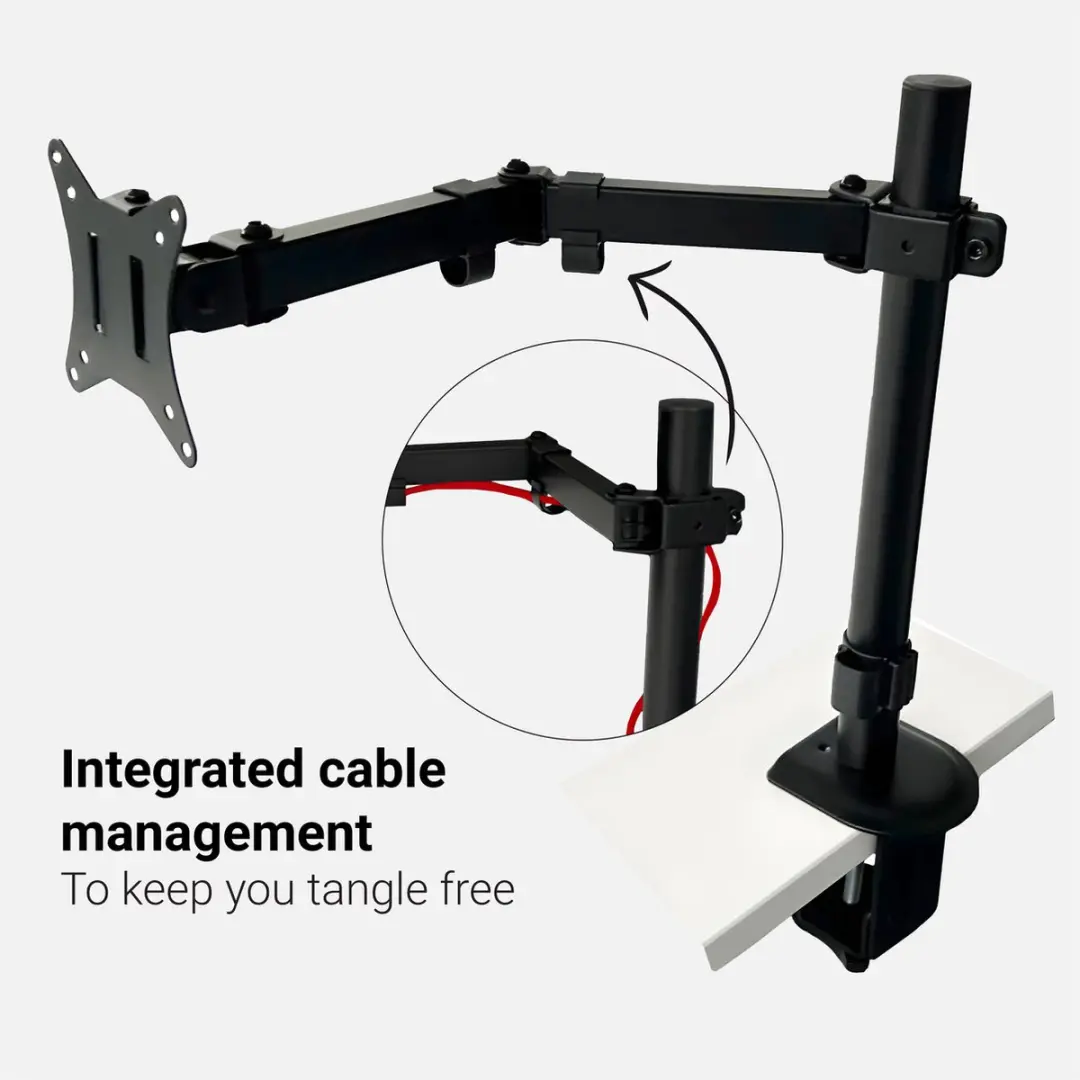 Desq Monitorarm 1713 - 17-32" Full Motion - Zwart