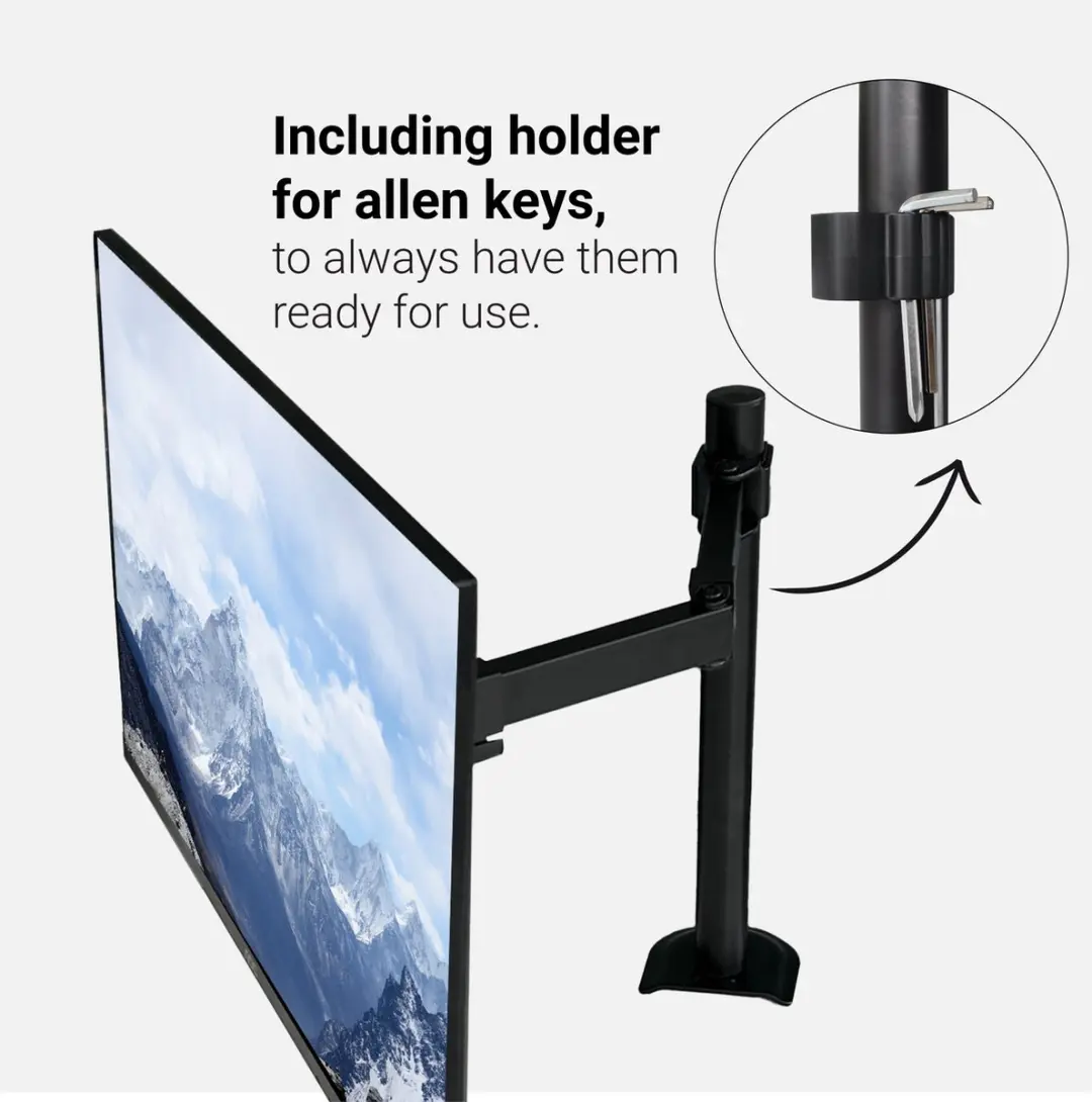 Desq Monitorarm 1713 - 17-32" Full Motion - Zwart