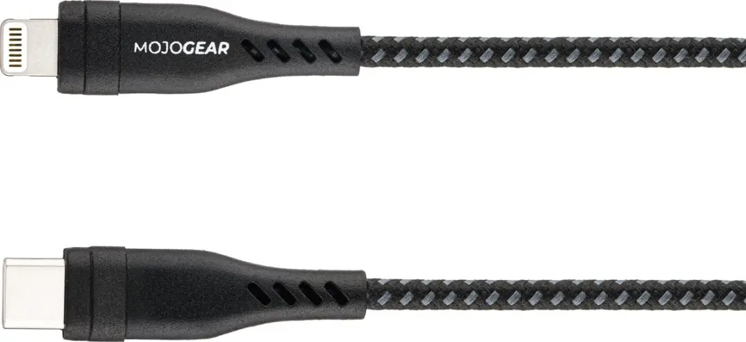 MOJOGEAR Lightning naar USB-C Kabel MG-15-DUO - 2x 1,5m - Zwart