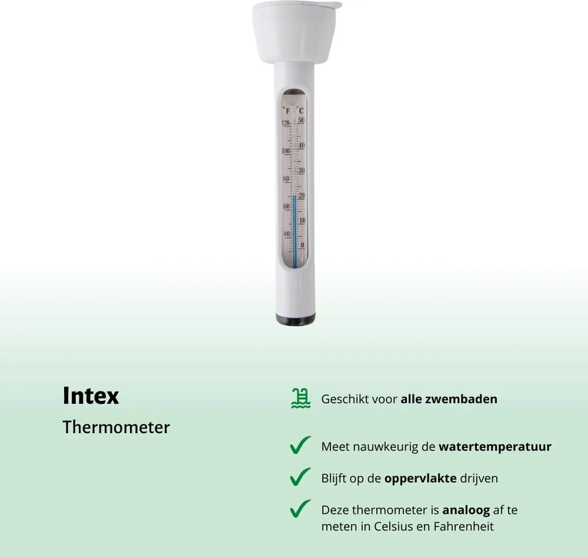 Intex ZX100 Zwembadstofzuiger 3-delig - Donkergrijs