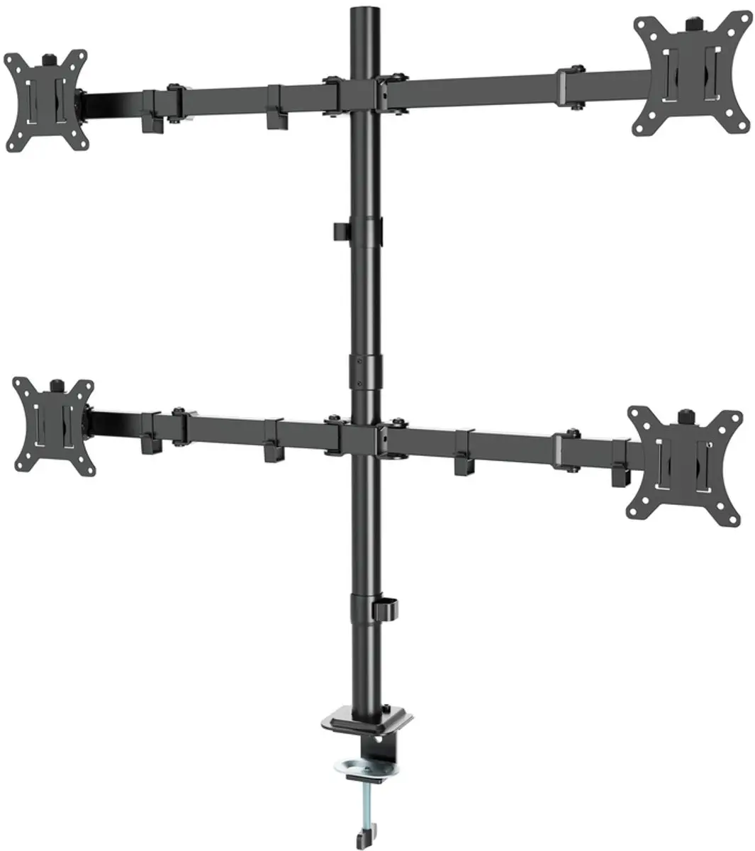 Gembird MA-D4-01 Schermhouder 4x - 13-32" - Zwart