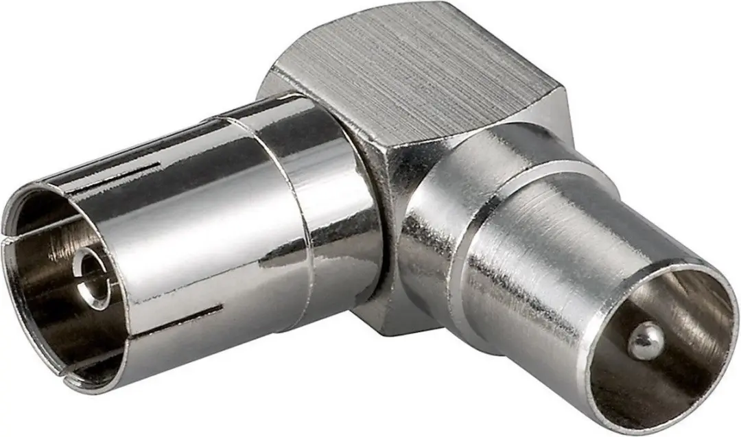 Goobay IEC Haakse Coax Adapter