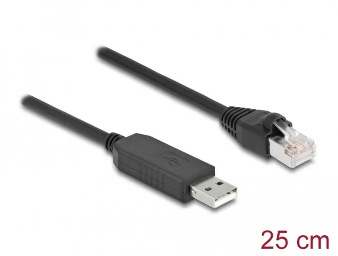 Delock USB 2.0 naar RS-232 RJ45 Kabel 25cm