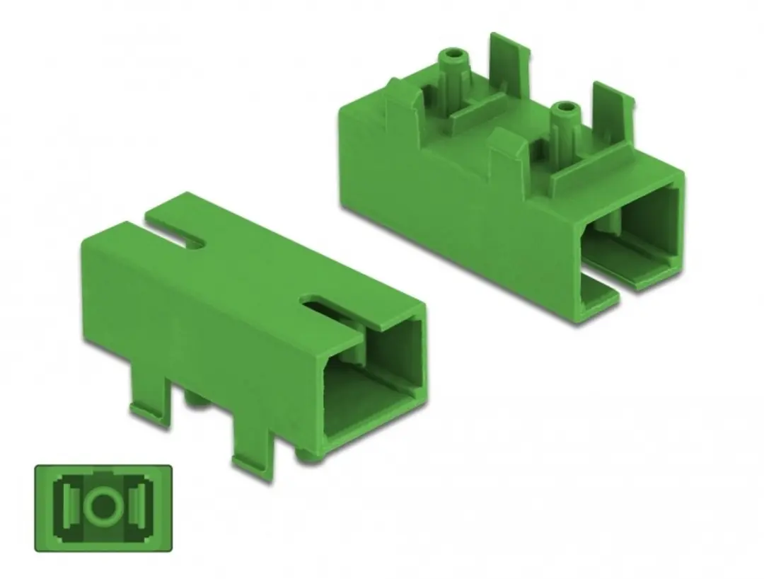 Delock Optic Fiber Coupler SC Simplex Groen
