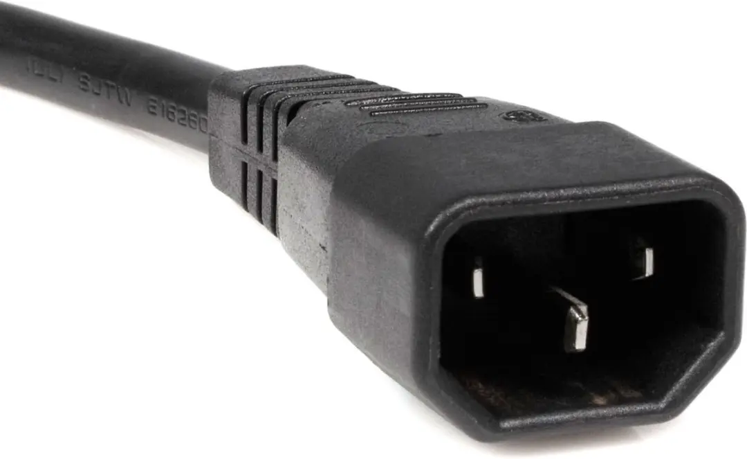 Startech PXT100Y IEC320 C14 naar 2x C13 Kabel - Zwart