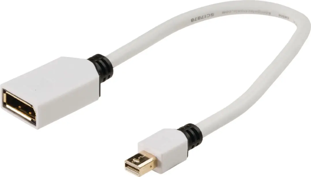 Konig Mini DisplayPort naar DisplayPort Adapter 0,20m