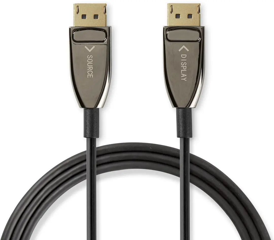 Nedis CCBG3700BK500 DisplayPort-kabel 1.4 - 50m - Zwart