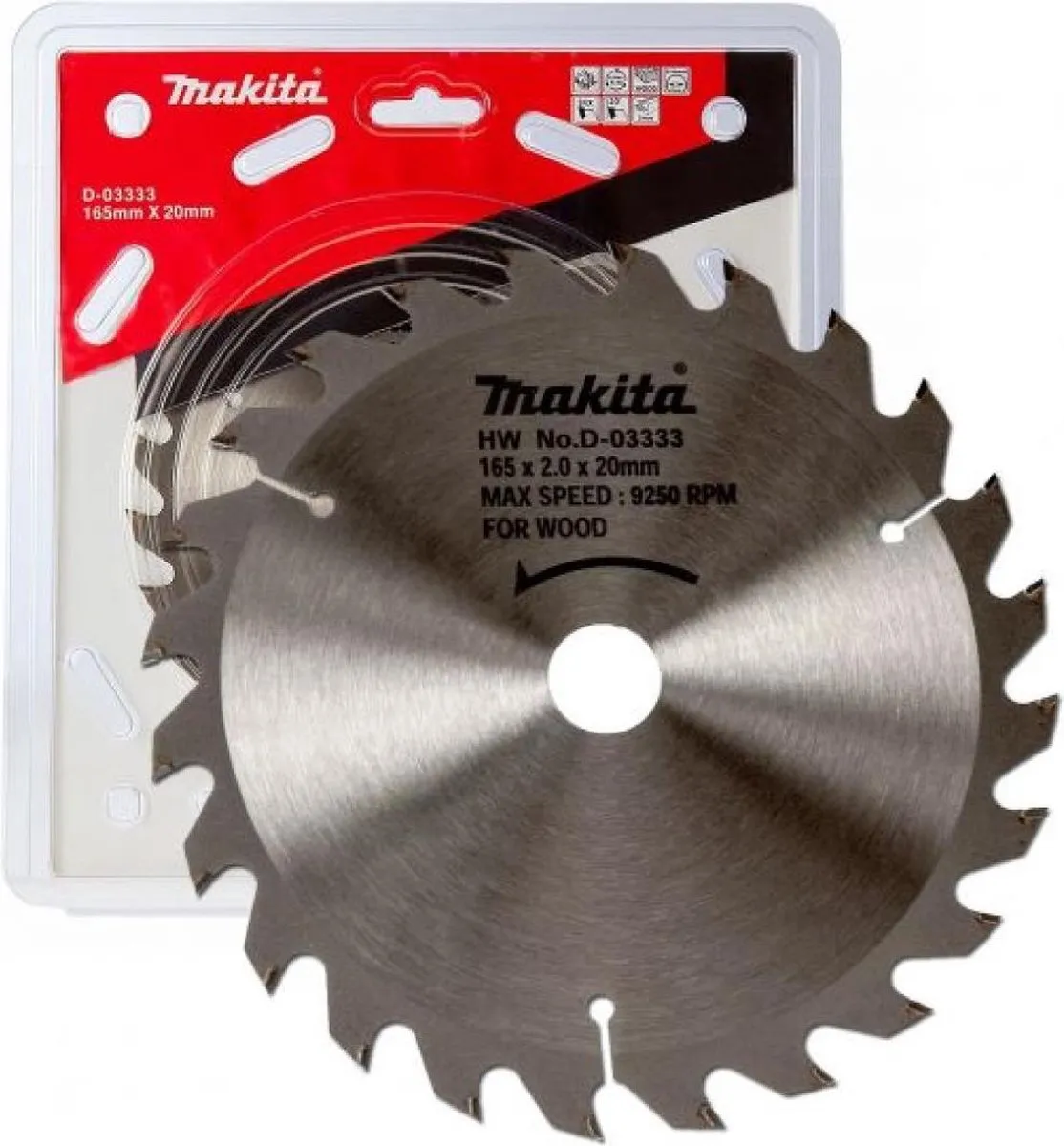 Makita D-03333 Handcirkelzaagblad 165mm