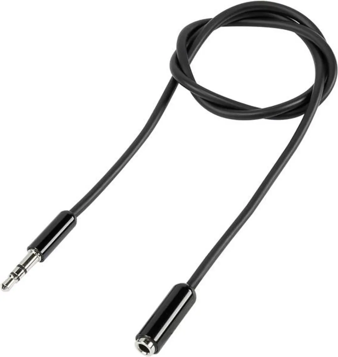 SpeaKa Professional SP-7870476 Jackplug Audio Verlengkabel 0,5m - Zwart
