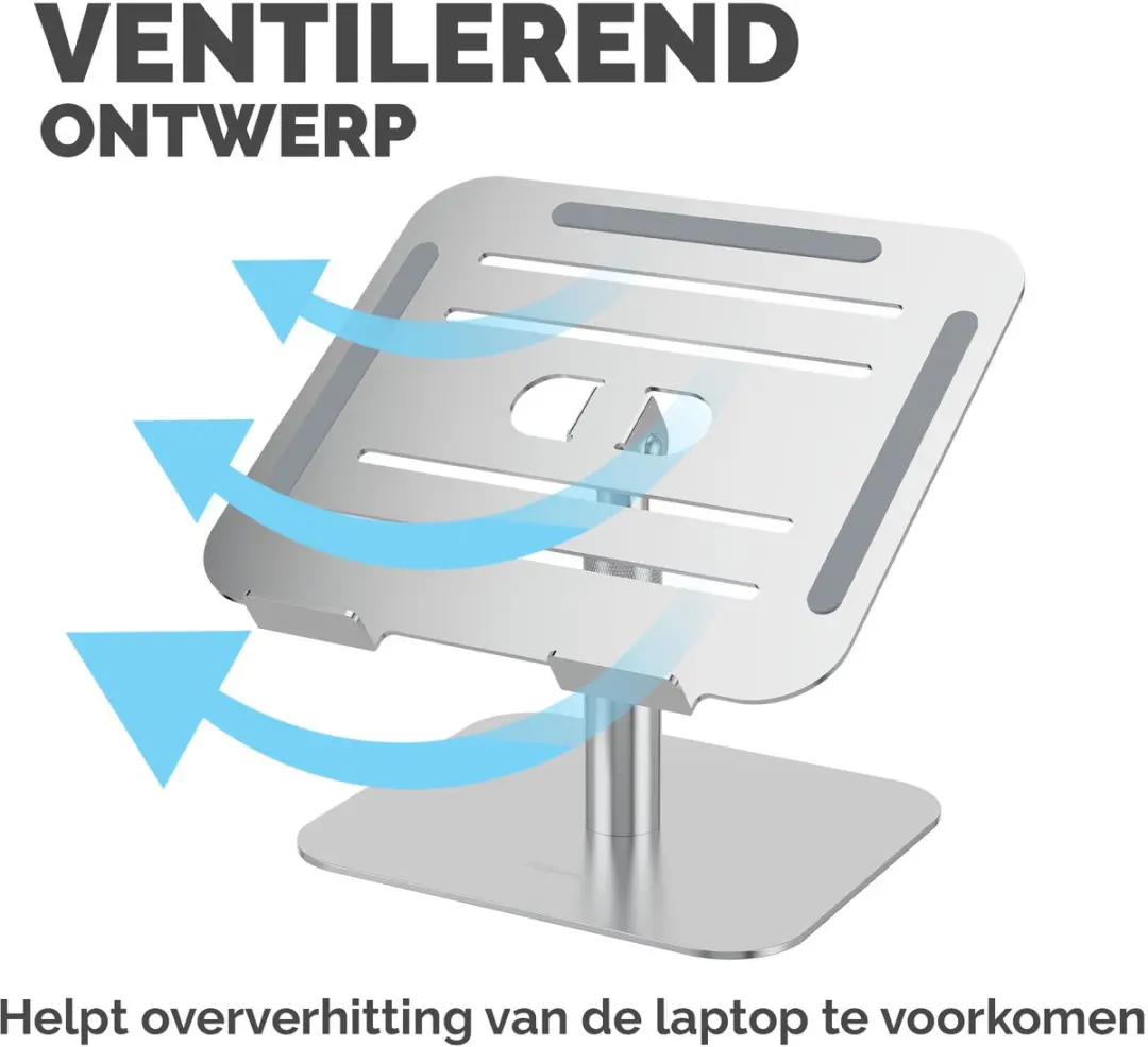 Fellowes Alumia Laptopstandaard 100138880 - 15 Inch - Zilver