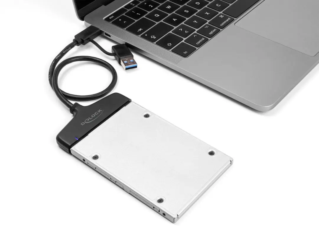 Delock USB naar SATA 6 Gb/s Converter - Zwart