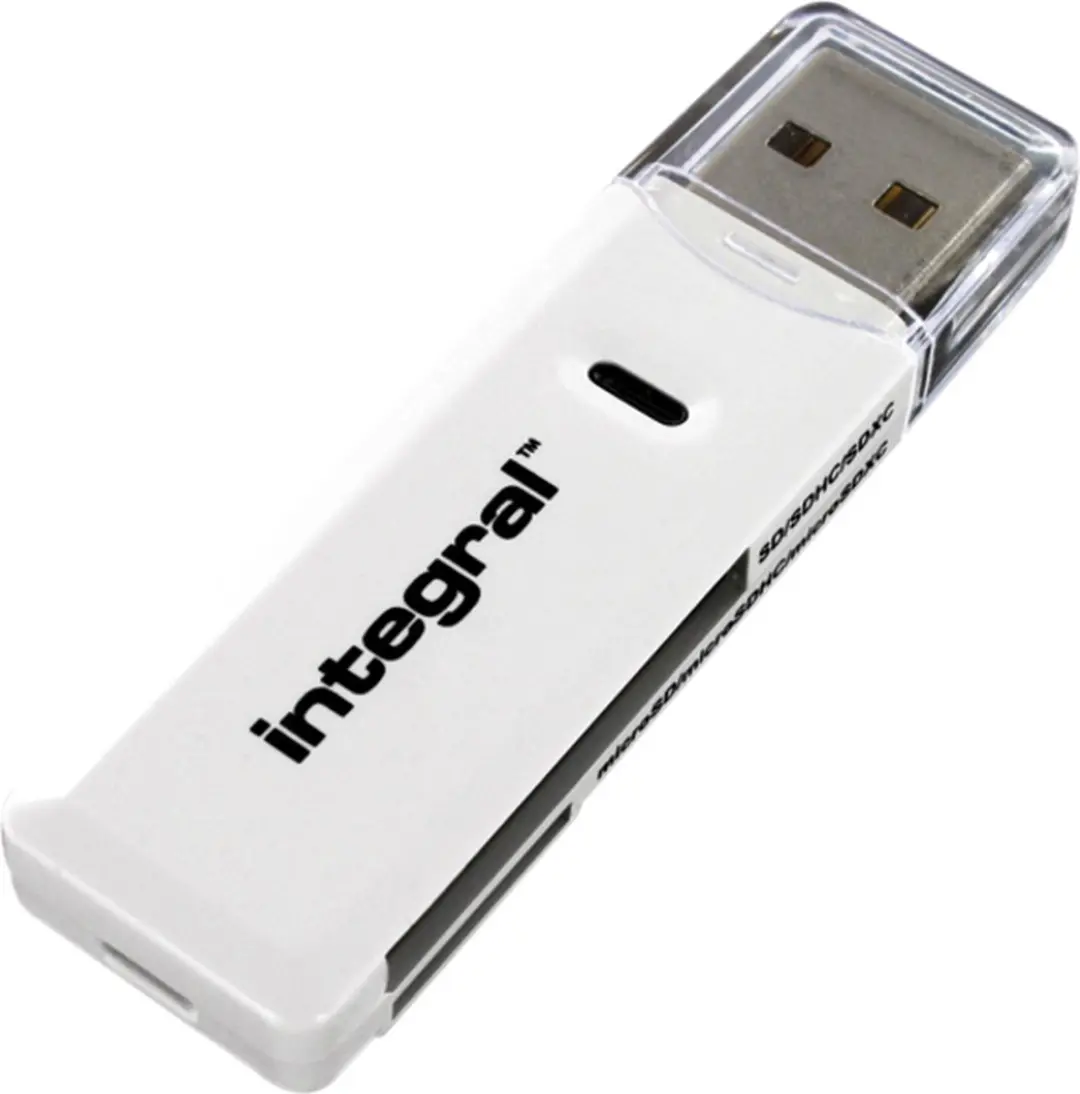 Integral Kaartlezer 2.0 USB-A SD/microSD