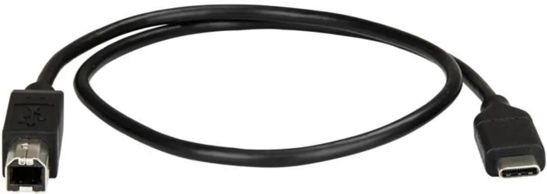 Startech USB2CB50CM USB-C naar USB-B Printerkabel 0,5m - Zwart