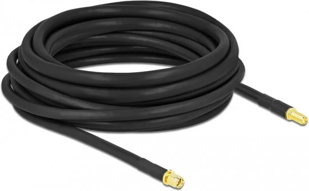 Delock SMA-SMA Antennekabel LMR/CFD300 7.5m - Zwart