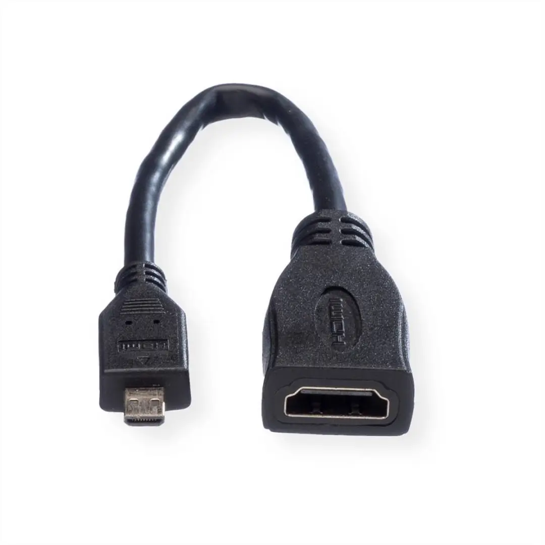 Value HDMI-kabel 11.99.5584 - 0,15m - Zwart