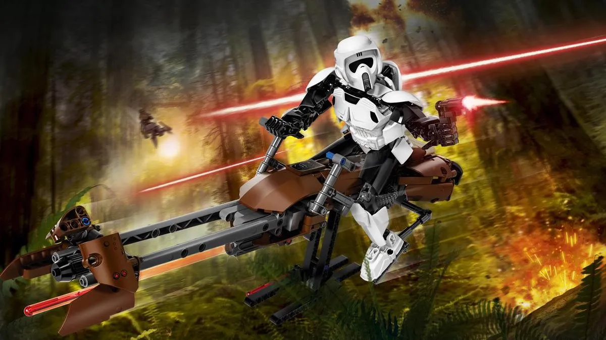 LEGO Star Wars Scout Trooper & Speeder Bike 75532 - 452 Stukken