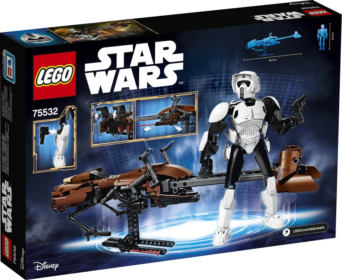 LEGO Star Wars Scout Trooper & Speeder Bike 75532 - 452 Stukken