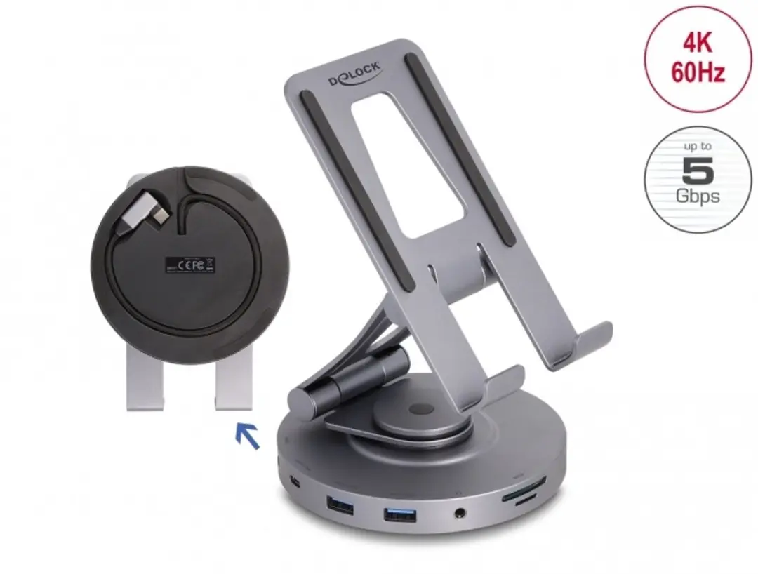 Delock 88017 Tablet & Laptop Docking Station 4K