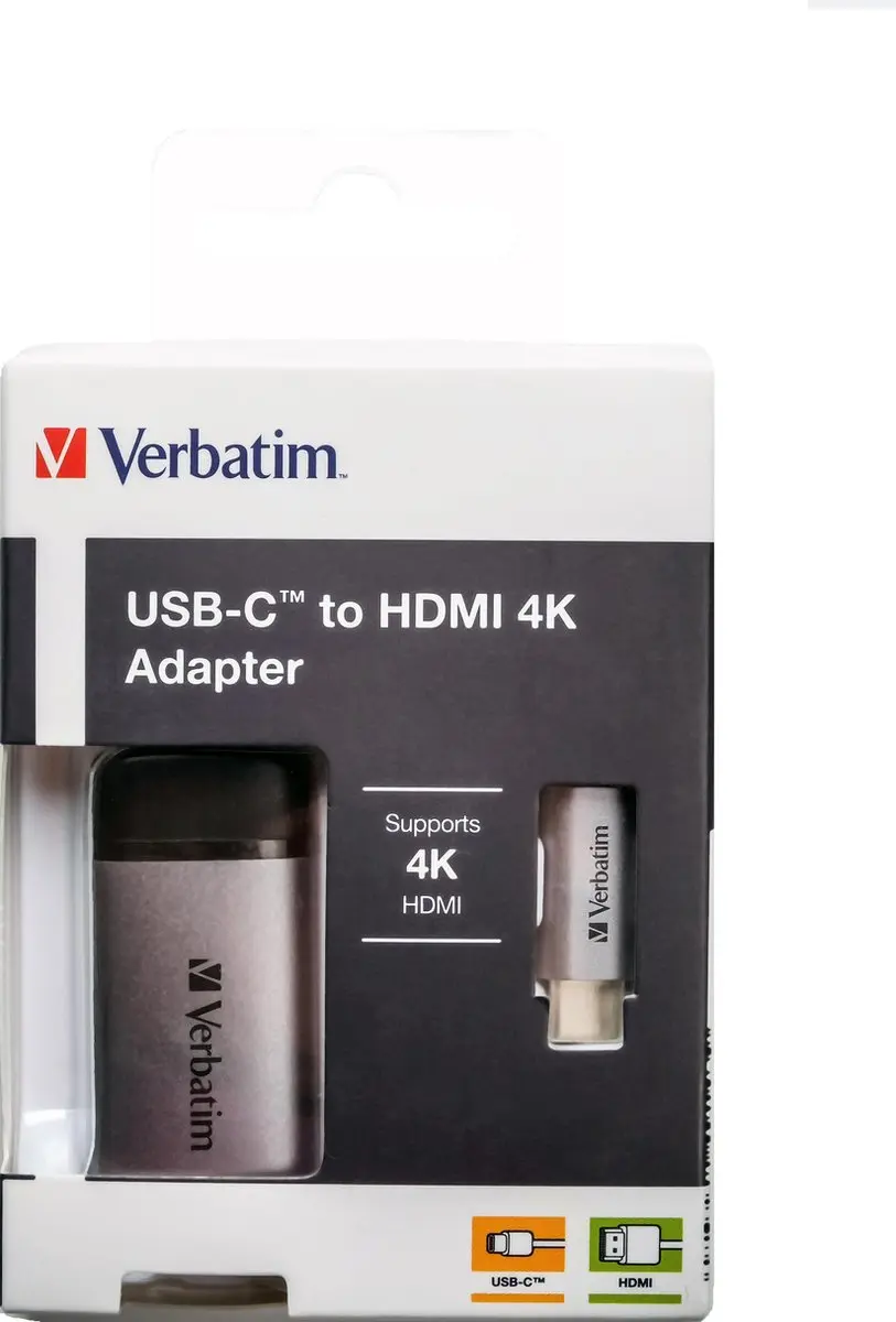 Verbatim USB-C naar HDMI 4K Adapter