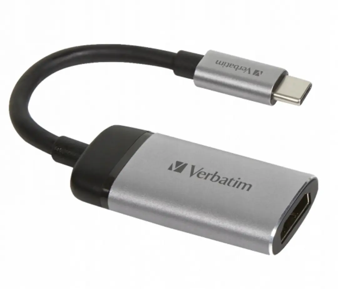 Verbatim USB-C naar HDMI 4K Adapter - Transparant