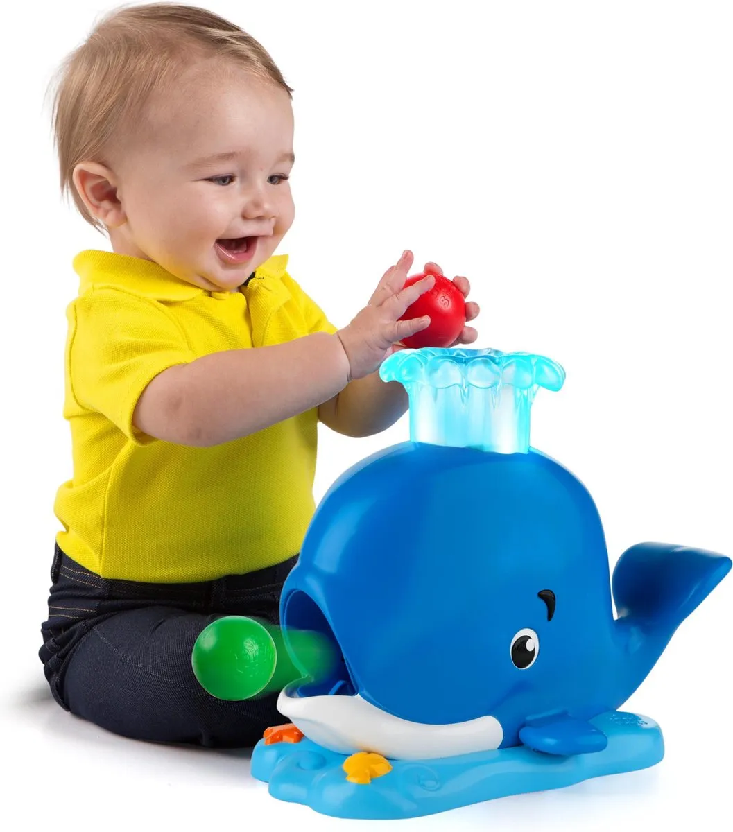 Bright Starts Silly Spout Whale Popper - Multicolor