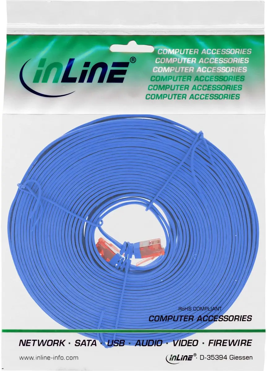 InLine Patchkabel Cat.6 U/UTP - 5m - Blauw