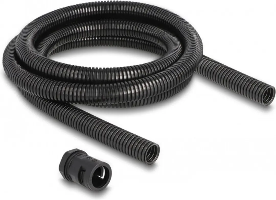 Delock Kabelbeschermhuls 2m Ø18,5mm - 2x PG13,5 - Zwart