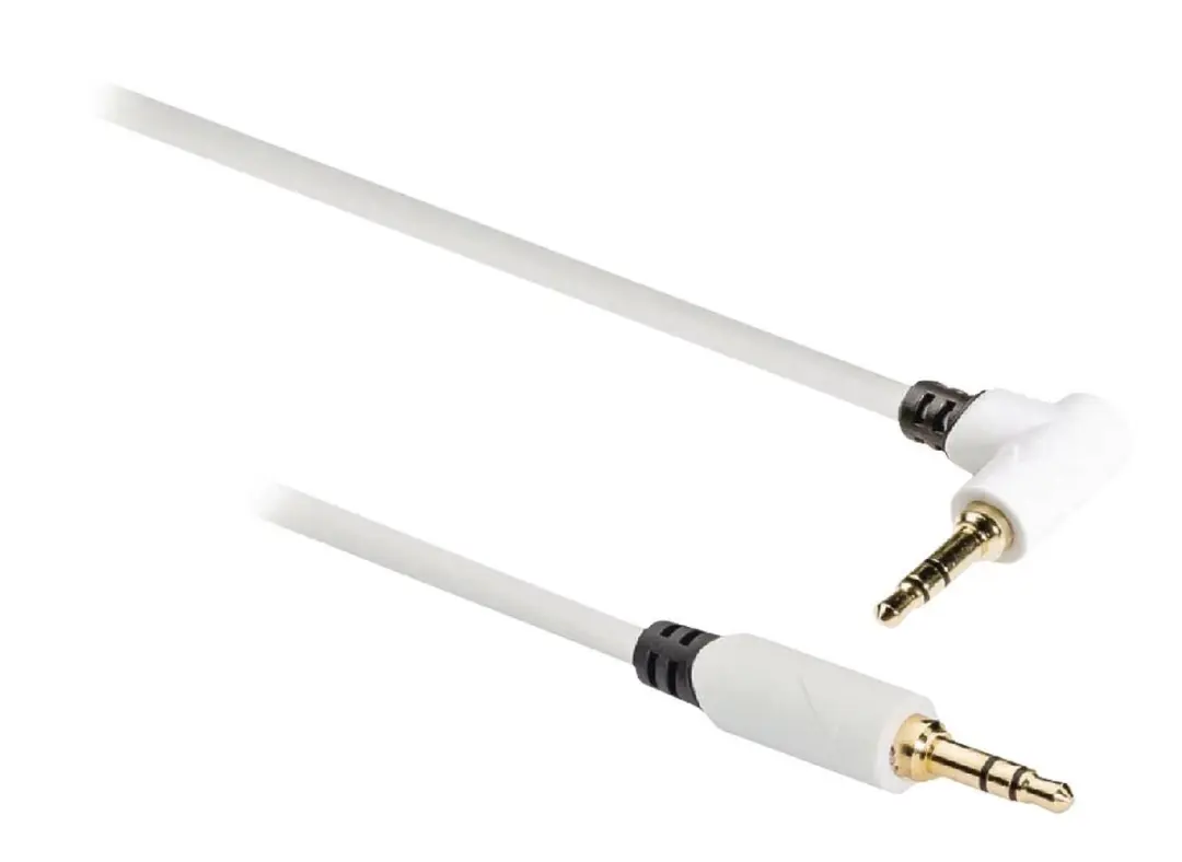 Konig KNM22600W10 Stereo Audiokabel 3.5mm M-M 1m - Wit