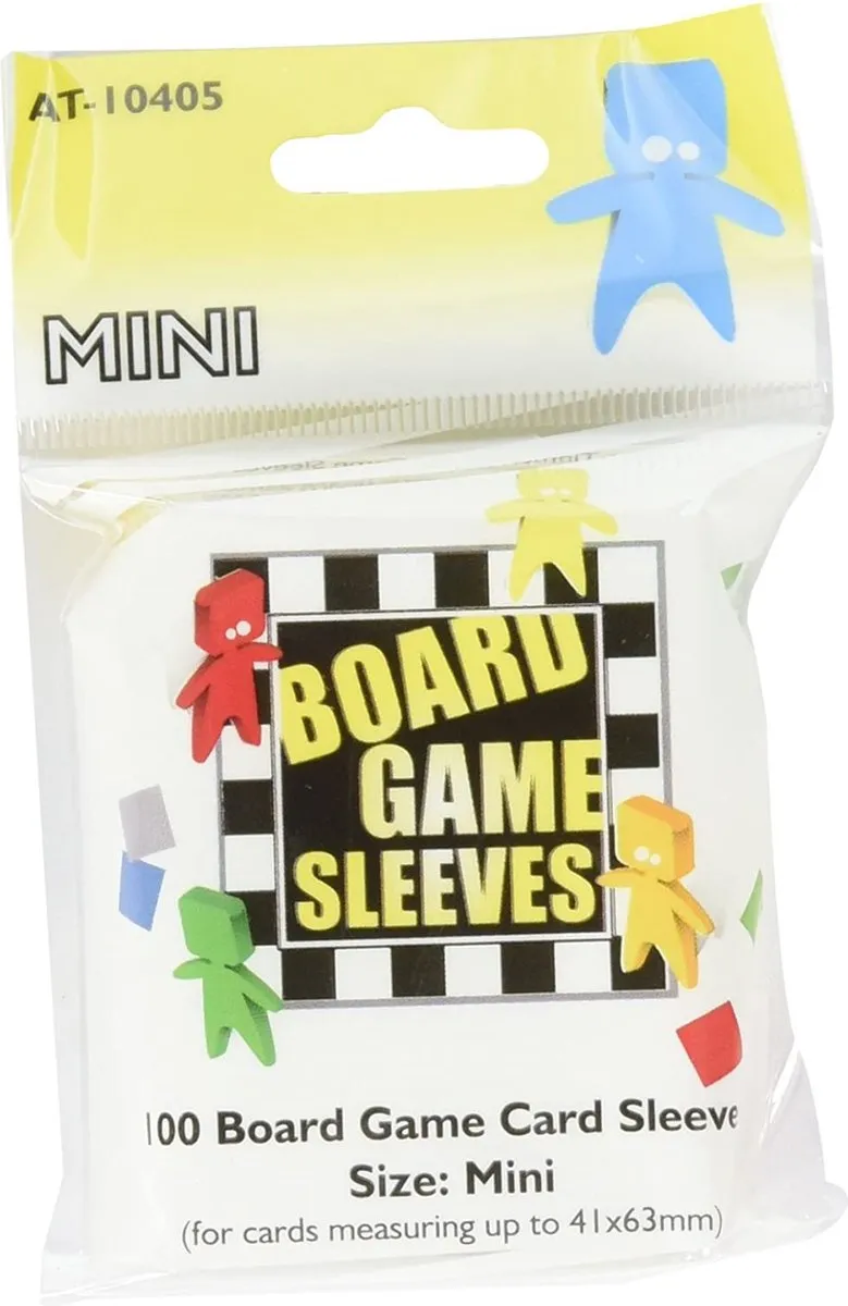 Asmodee Board Games Sleeves Square AT-10409 - 100 Stuks - Blauw