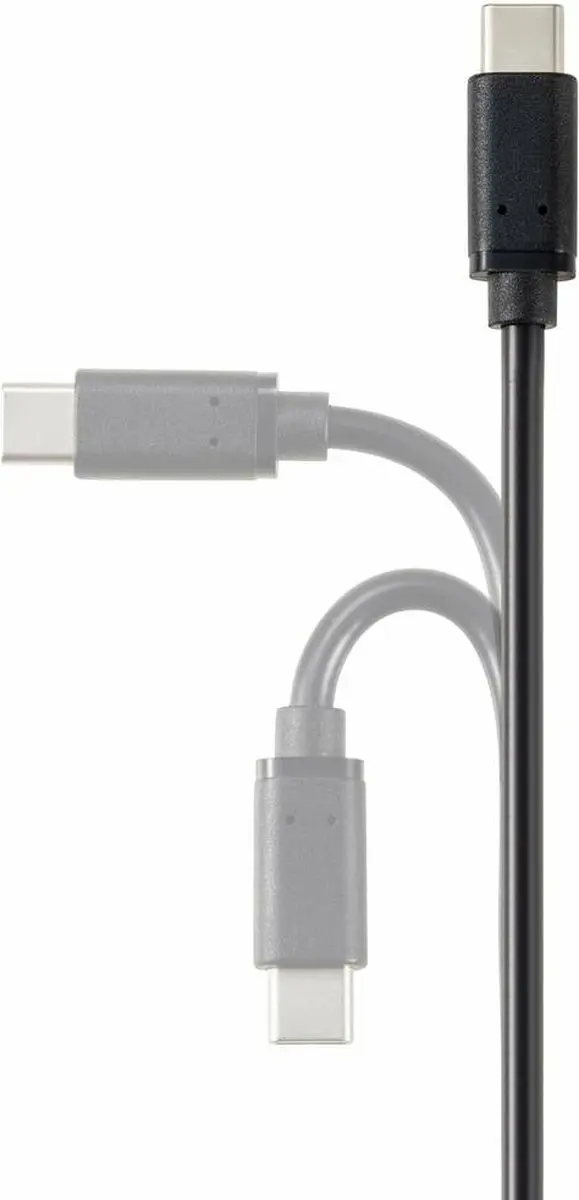 Renkforce RF-5720398 USB-kabel USB A naar USB C - 1,8m - Zwart
