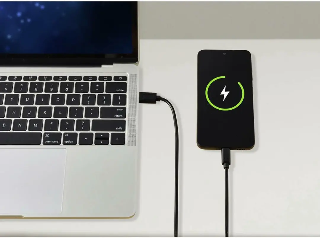 Renkforce RF-5720398 USB-kabel USB A naar USB C - 1,8m - Zwart - afbeelding 6 van 6