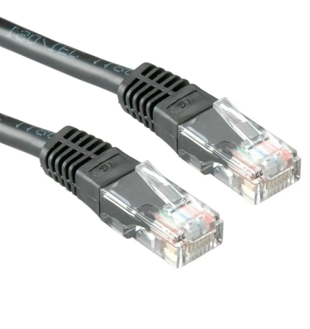 VALUE Patchkabel Cat.6 UTP (Class E), zwart, 1,5 m