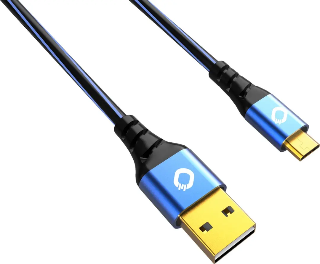 Oehlbach USB Plus Kabel Micro USB 2.0 - Blauw 0.50m