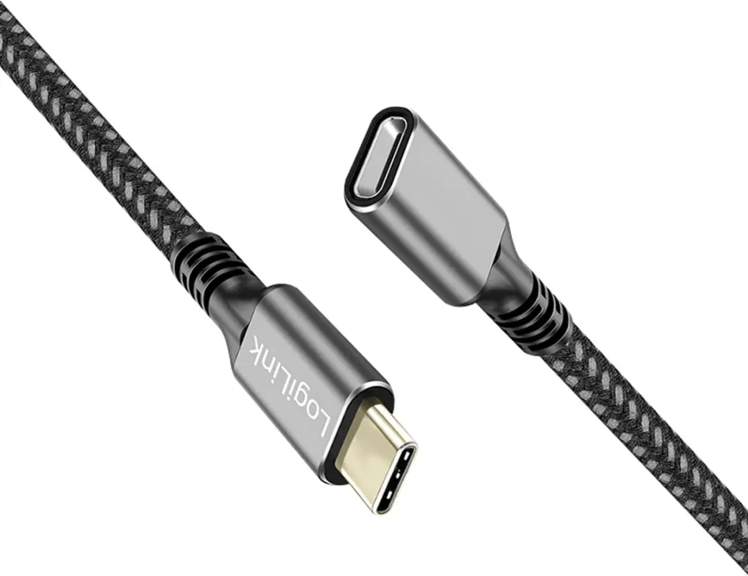 Logilink CUA0108 USB 3.2 Gen 2 Kabel 1m - USB-C Zwart/Grijs