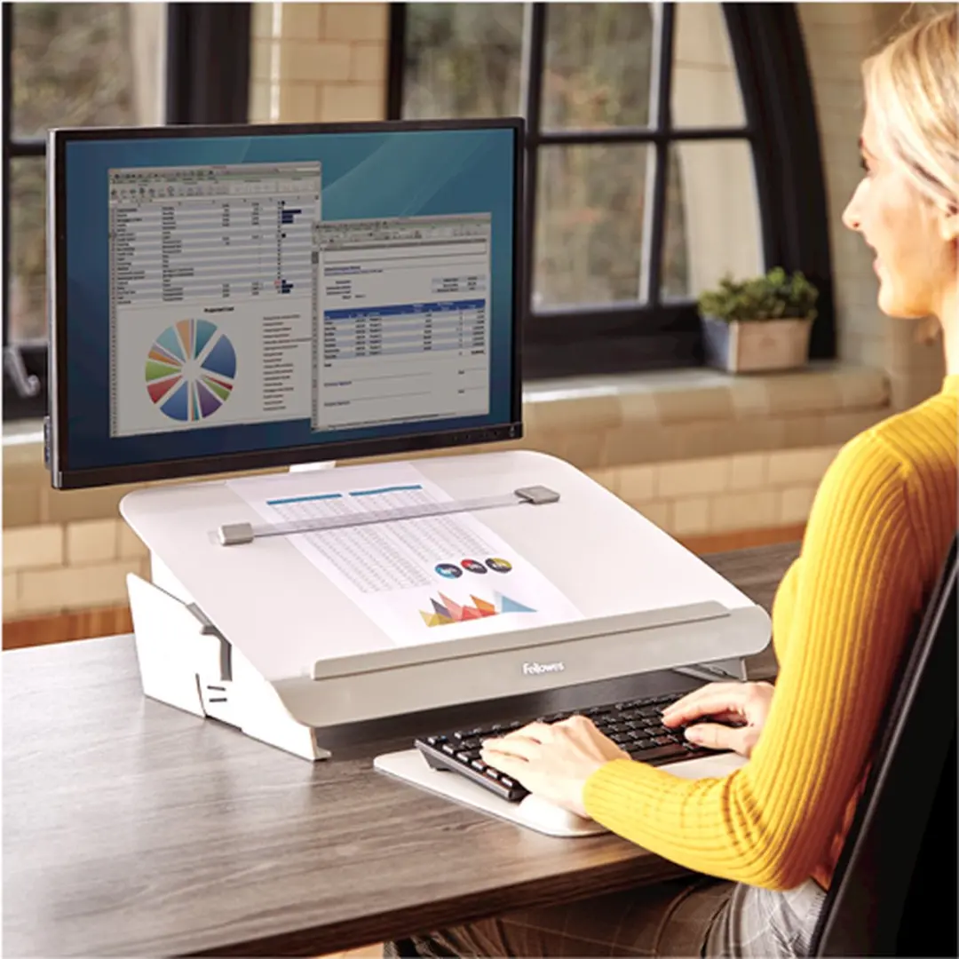 Fellowes Hana LT Documenthouder - 5 Hoogtes - Wit