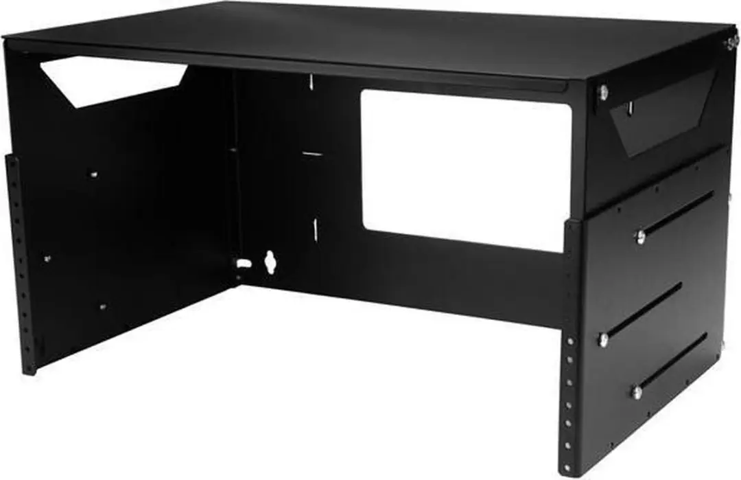 Startech Wandkast 4U WALLSHELF4U - Zwart