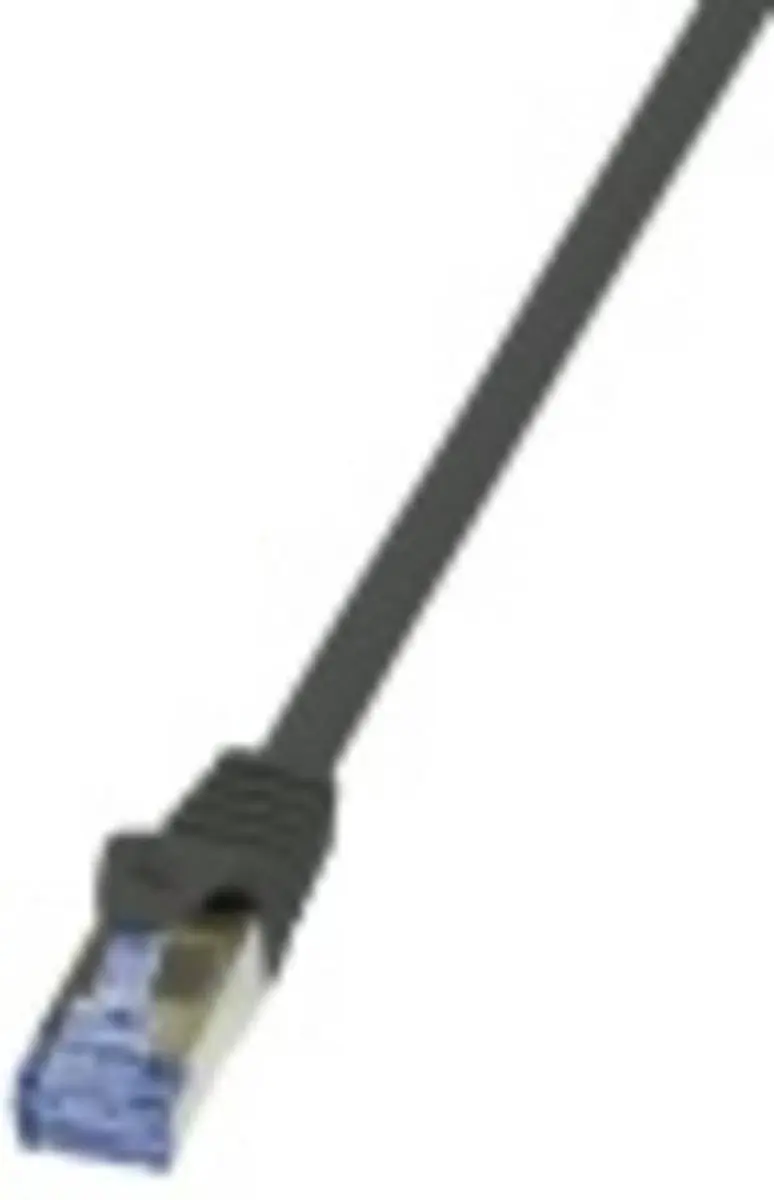 Logilink CQ3093S Netwerkkabel CAT 6A 10m - Zwart