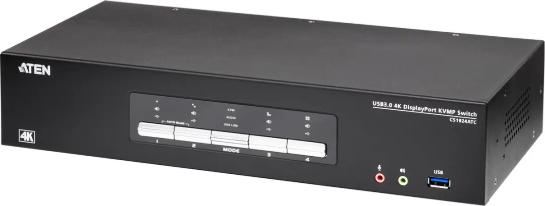 ATEN CS1924ATC KVM-switch 4-Poorten USB 3.0 DisplayPort