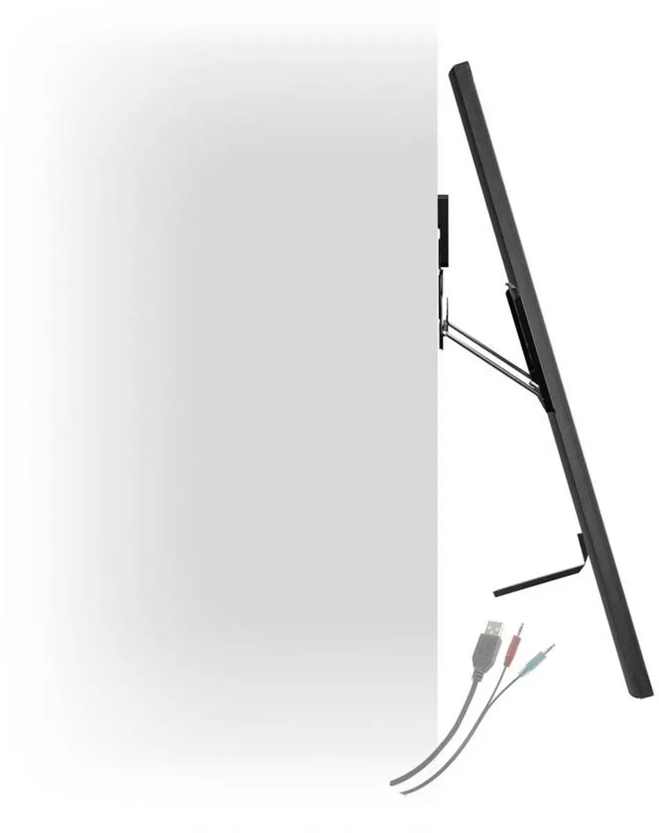 SpeaKa Professional SP-TVM-610 TV-Beugel 65" - Mat zwart
