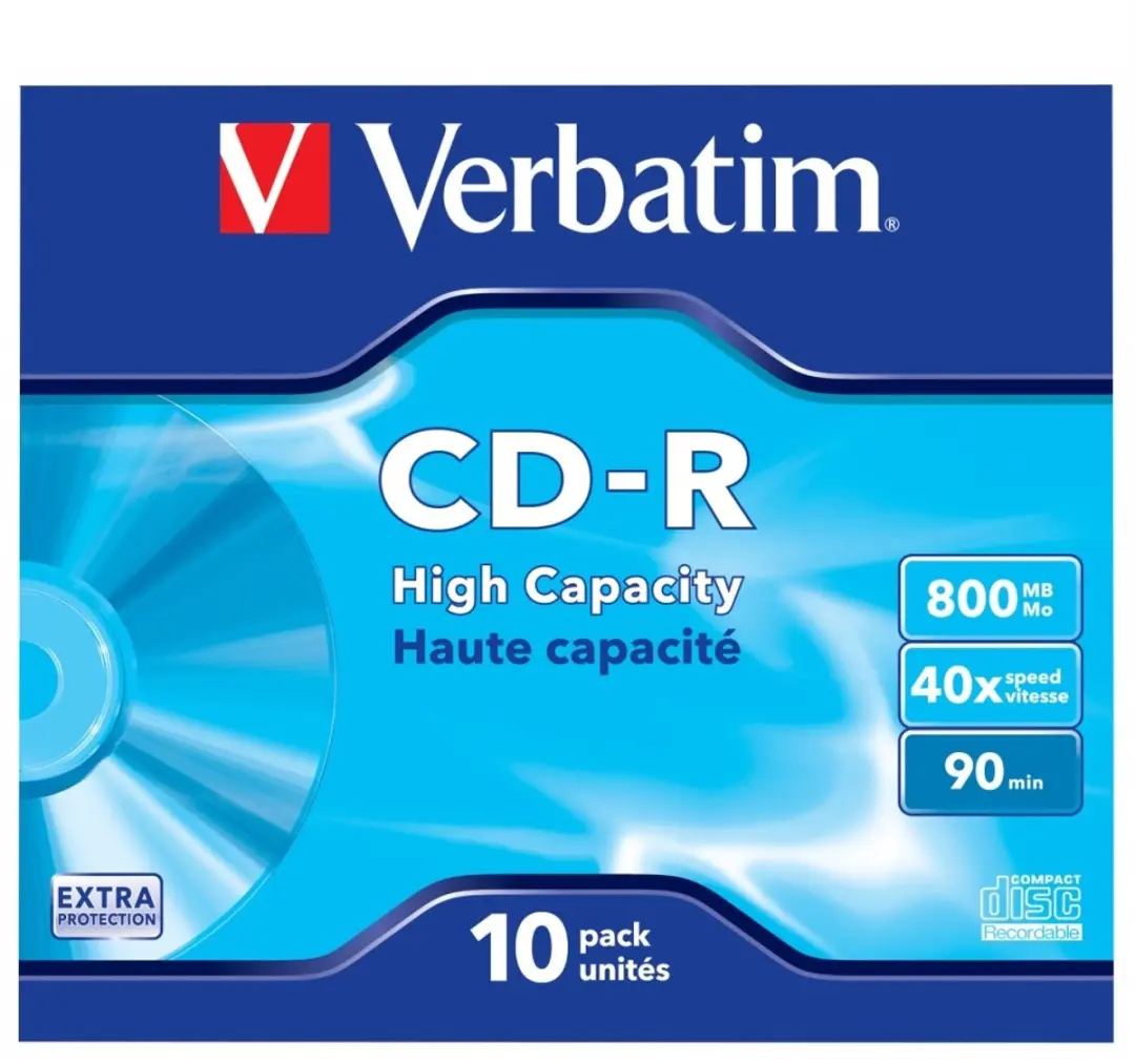 Verbatim 43428 CD-R Schijven - 800MB - 10 Stuks - afbeelding 6 van 6