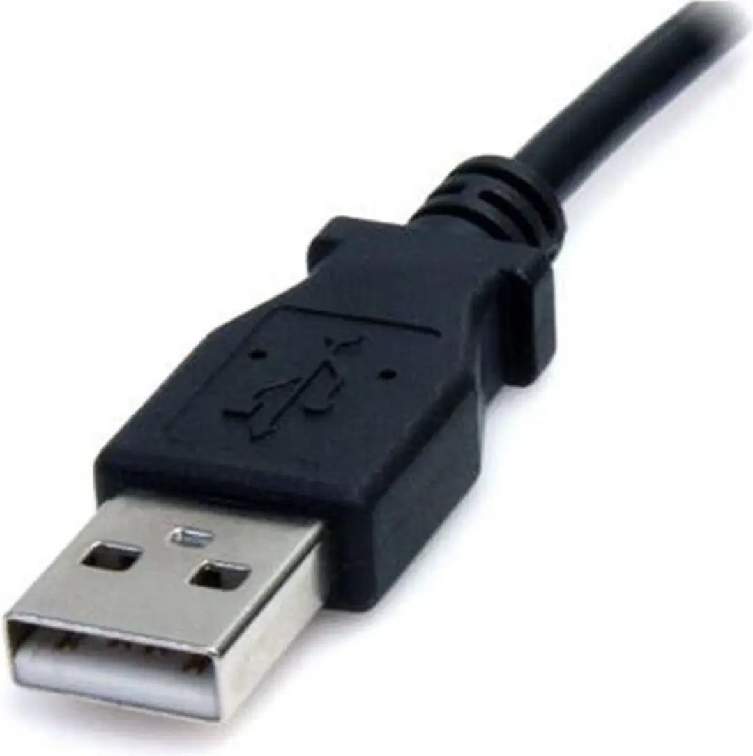 Startech USB naar 5,5mm Voedingskabel M-connector 91cm - Zwart