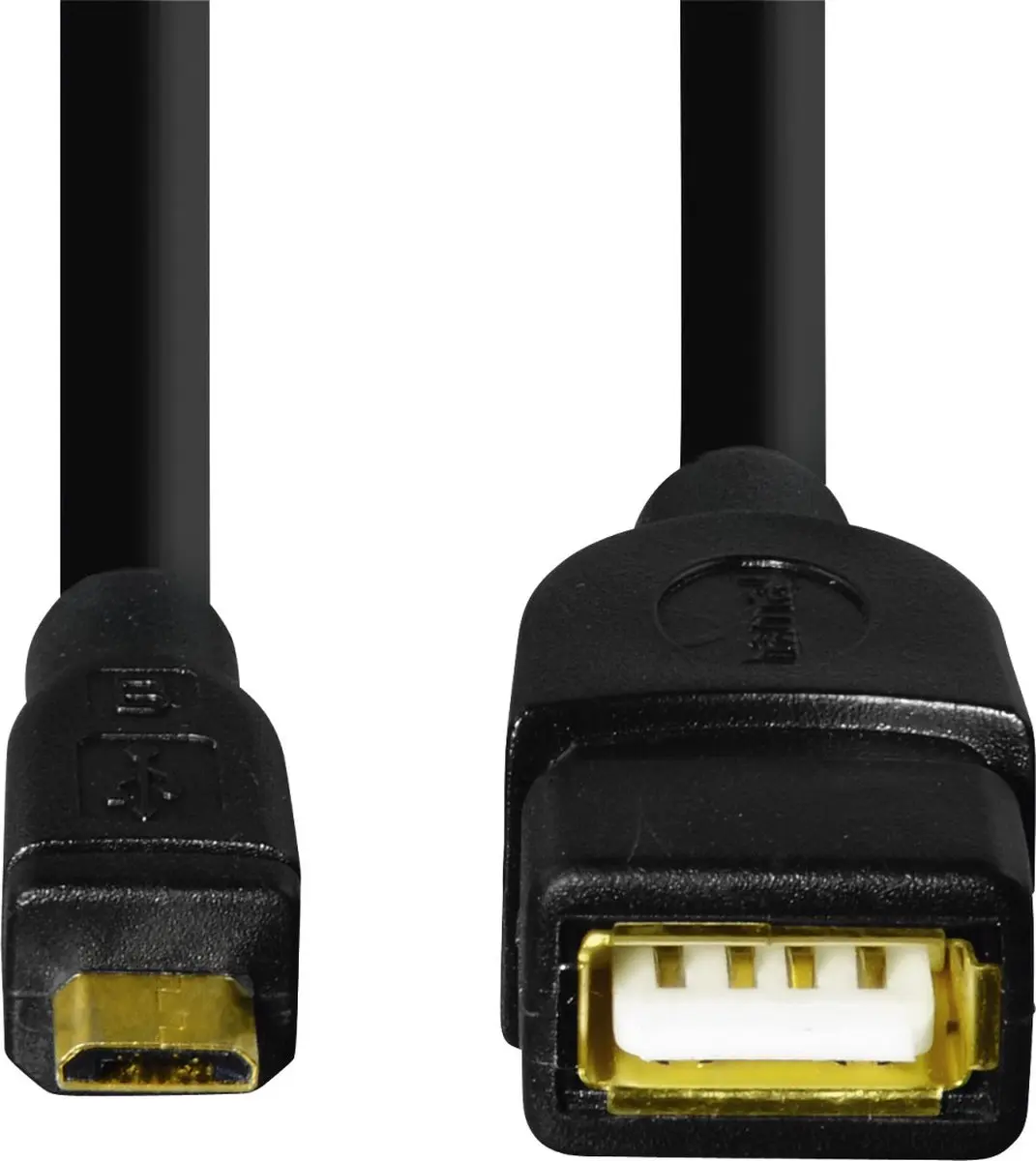 Hama USB 2.0 Adapter Cable, micro B-plug - A-socket
