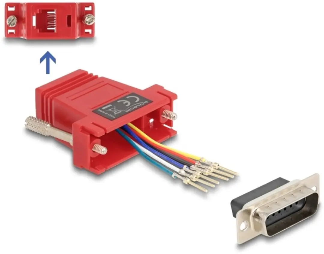 Delock D-Sub 15 naar RJ12 Adapterkit