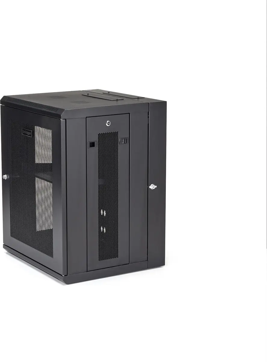 Startech 15U Wandmontage Serverkast RK1520WALHM - Zwart