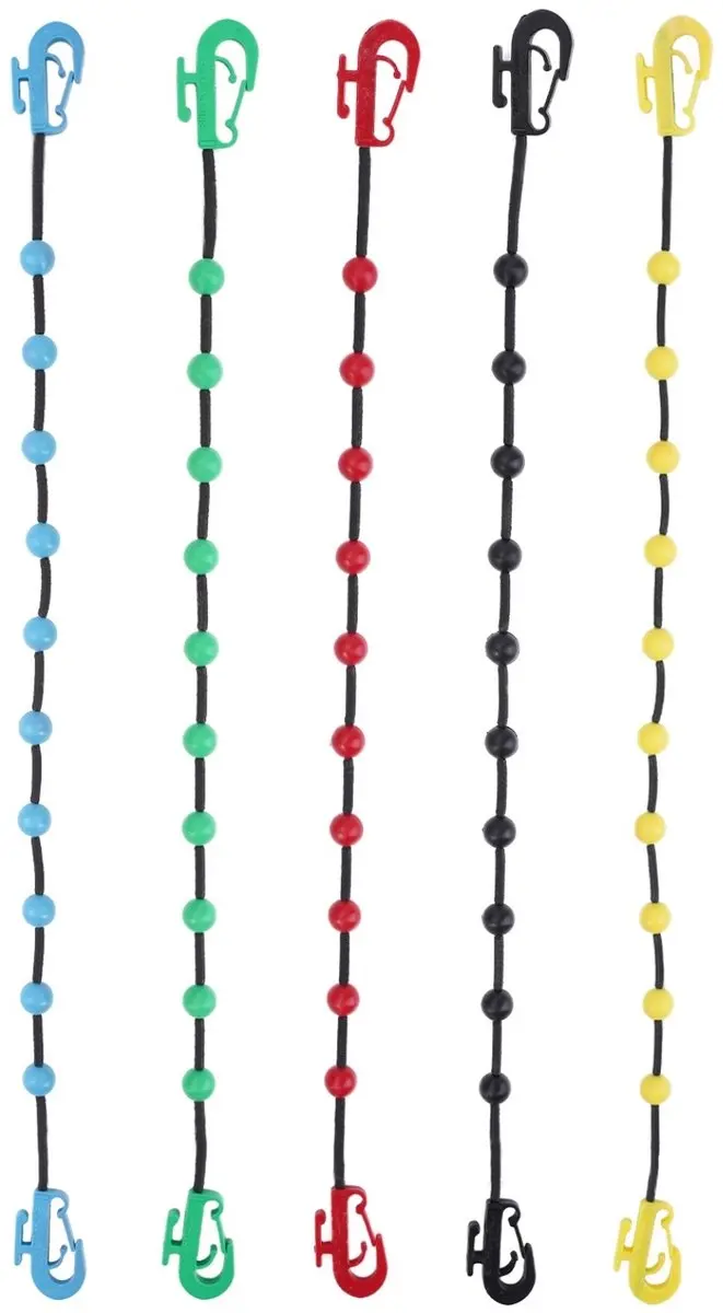 Hama Pearl Fix Kabelbinders 36cm - 25 Stuks (5x5) - Rood/Geel/Blauw/ Groen/Zwart