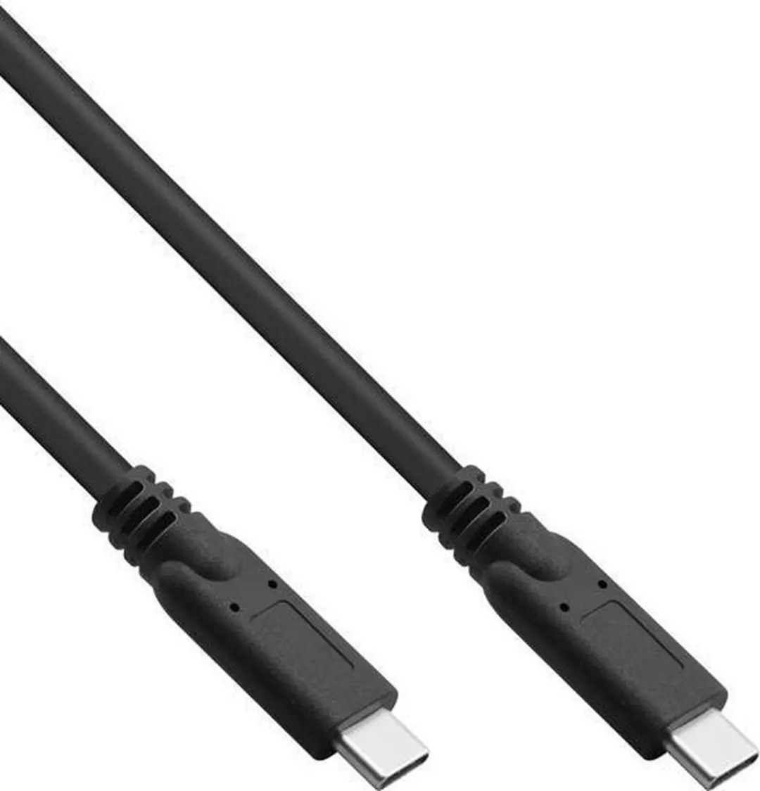 InLine USB-C naar USB-C Kabel 3m - USB3.2 PD 20V/3A - Zwart