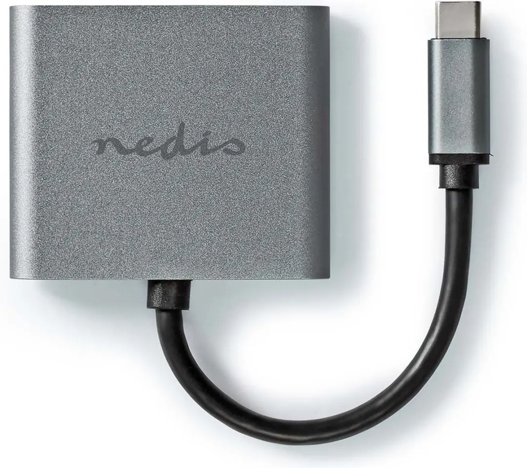 Nedis CCGB64670BK01 USB-C Adapter 2x HDMI 4K - Zwart